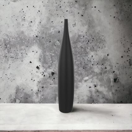 Keramiikkavaasi 70 cm mattamusta