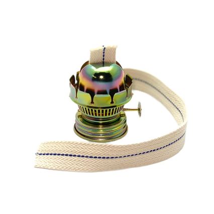 Kerosiinilamppu KLÁRA 34 cm, metsänvihreä