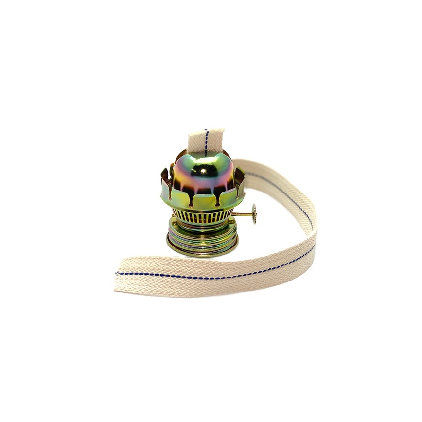 Kerosiinilamppu KLÁRA 34 cm, metsänvihreä