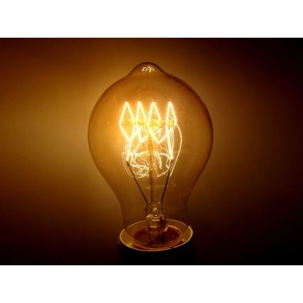 Kestävä koristeellinen himmennettävä polttimo SCROBB A19 E27/60W/230V 2200K