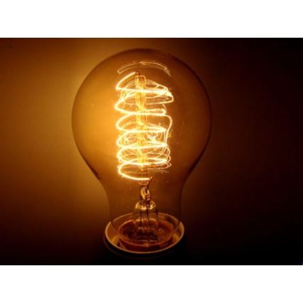 Kestävä koristeellinen himmennettävä polttimo SELEBY A23 E27/60W/230V 2200K