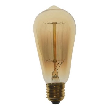 Kestävä koristeellinen himmennettävä polttimo SELEBY ST58 E27/60W/230V 2200K
