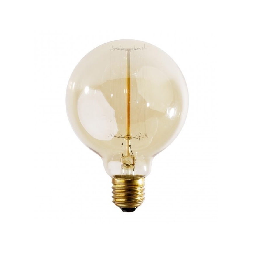 Kestävä koristeellinen himmennettävä polttimo SELRED G125 E27/60W/230V 2200K 120 lm