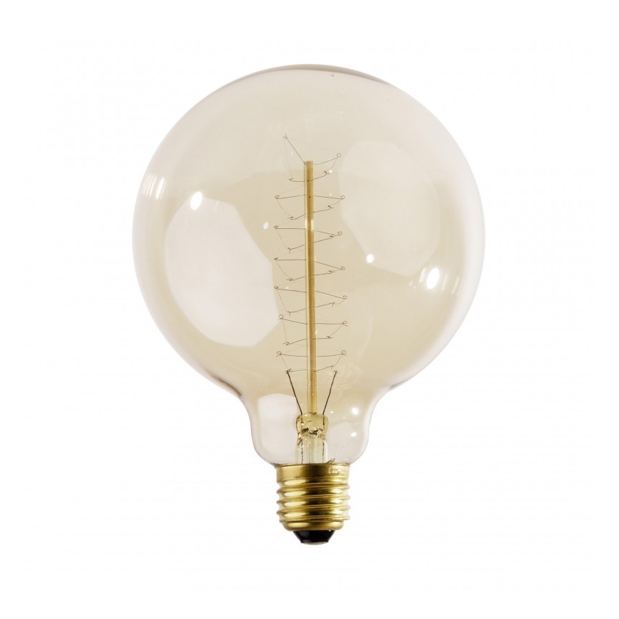 Kestävä koristeellinen himmennettävä polttimo SELRED G125 E27/60W/230V 2200K
