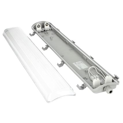 Kestävä loistelamppu 2xG13/22W/230V IP65