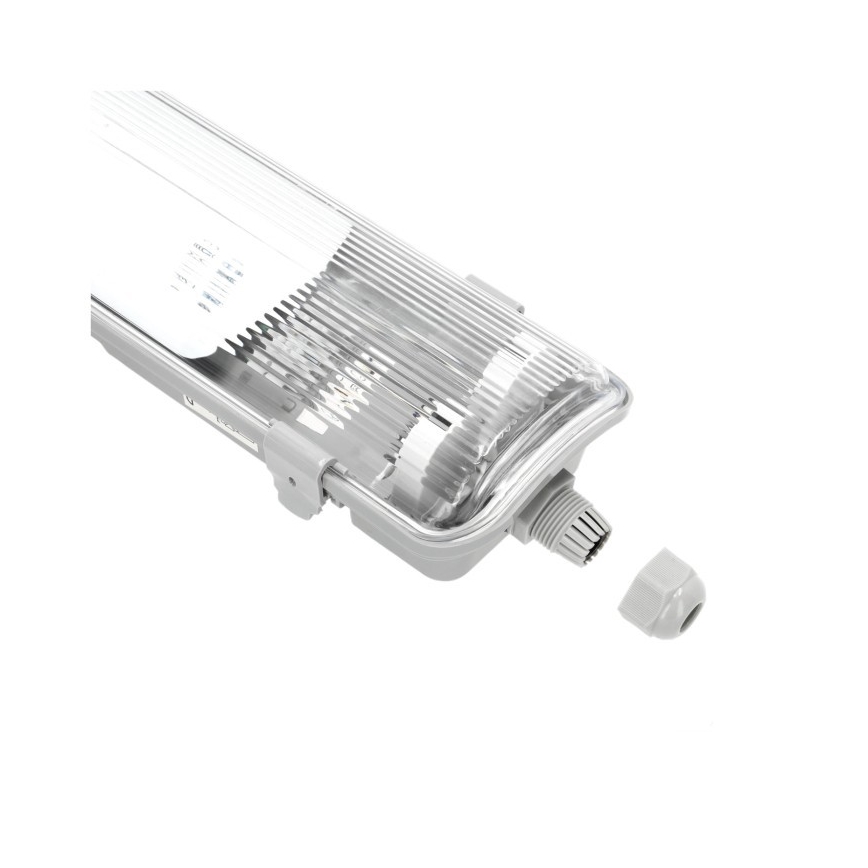 Kestävä loistelamppu HERMIC T8 2xG13/18W/230V IP65