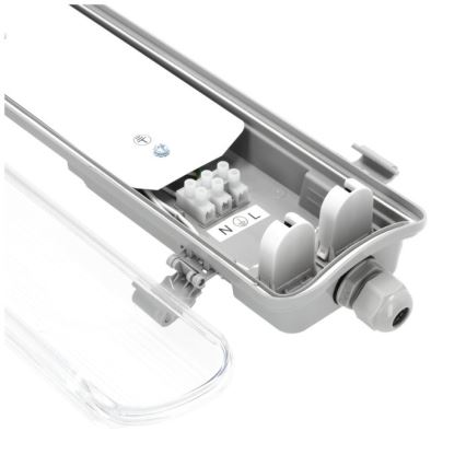 Kestävä loistelamppu HERMIC T8 2xG13/18W/230V IP65