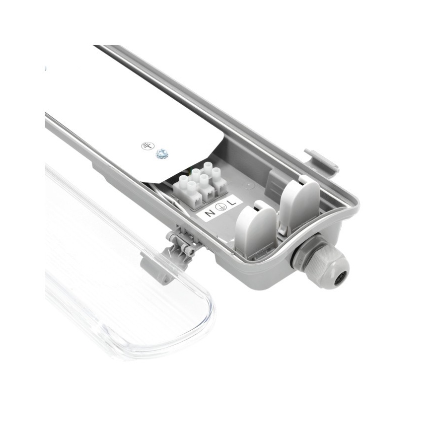 Kestävä loistelamppu HERMIC T8 2xG13/18W/230V IP65
