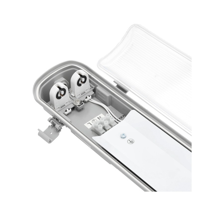 Kestävä loistelamppu HERMIC T8 2xG13/18W/230V IP65