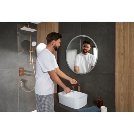 KFA Armatura 4522-815-34 - Pesuallashana + tyhjennysventtiili MALAGA 15,9 cm ruusukulta