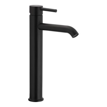 KFA Armatura 5032-612-81 - Altaan hana + jäte ylivuoto MOZA 33 cm matta musta