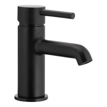 KFA Armatura 5032-815-81 - Altaan hana + jäte ylivuoto MOZA 15,2 cm matta musta