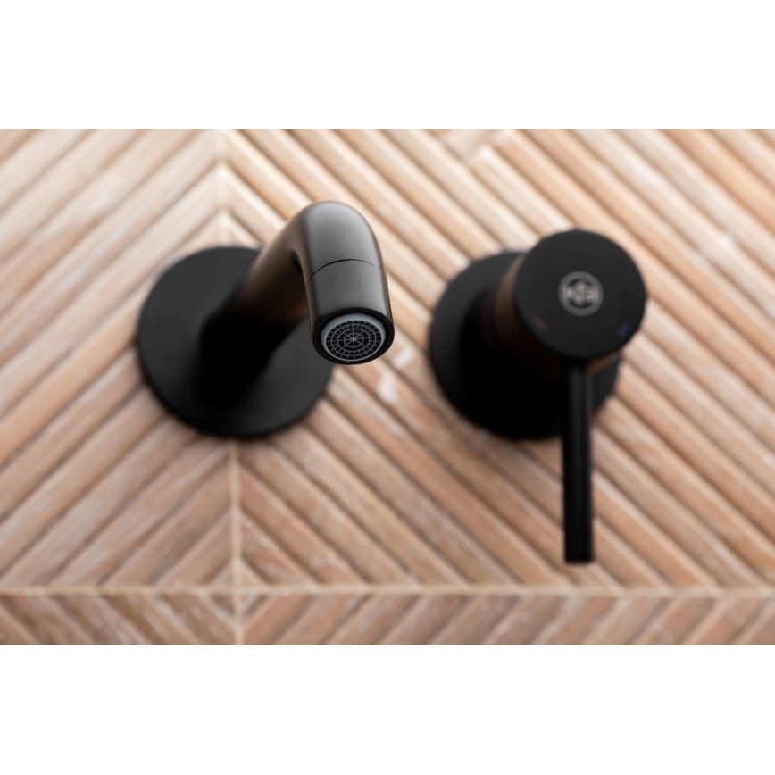KFA Armatura 5039-810-81 - Pesuallashana piiloasennukseen MOZA matta musta