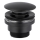 KFA Armatura 660-310-81 - Altaan jäte CLICK-CLACK halkaisija 6,6 cm messinki/matta musta