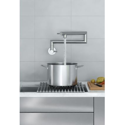 KFA Armatura 6623-030-22 - Keittiöhana nivelvarrella DUERO POT FILLER, ruostumaton teräs