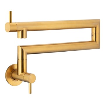 KFA Armatura 6623-030-31 - Keittiöhana nivelellä DUERO POT FILLER ruostumaton/maa kulta