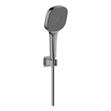 KFA Armatura 841-255-61 - Suihkusetti MALAGA metallinhohtoinen harmaa