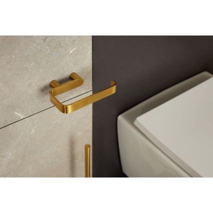 KFA Armatura 864-022-31 - WC-paperin pidike ruostumaton/maa kulta
