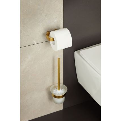 KFA Armatura 864-022-31 - WC-paperin pidike ruostumaton/maa kulta