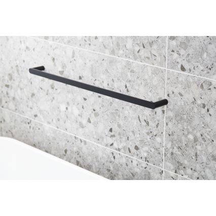 KFA Armatura 864-025-81 - Seinäpyyhepidike 24 cm ruostumaton/matta musta