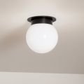 Kichler - Kattovalaisin ALBERS 1xE27/40W/230V halkaisija 20,3 cm musta