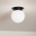 Kichler - Kattovalaisin ALBERS 1xE27/40W/230V halkaisija 20,3 cm musta