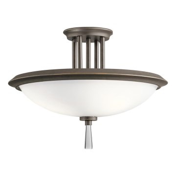 Kichler - Kiinteä kattokruunu DREYFUS 3xE27/60W/230V pronssi
