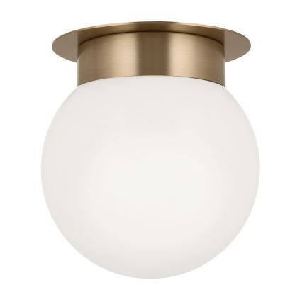 Kichler KL-ALBERS-F-G-CPZ-Kattovalaisin ALBERS 1xE27/40W/230V halkaisija 20,3 cm kultainen