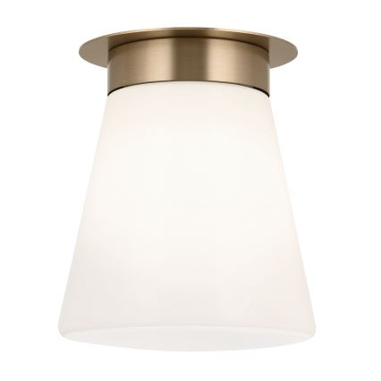 Kichler - Kattovalaisin ALBERS 1xE27/40W/230V, halkaisija 21,6 cm, pronssinvärinen