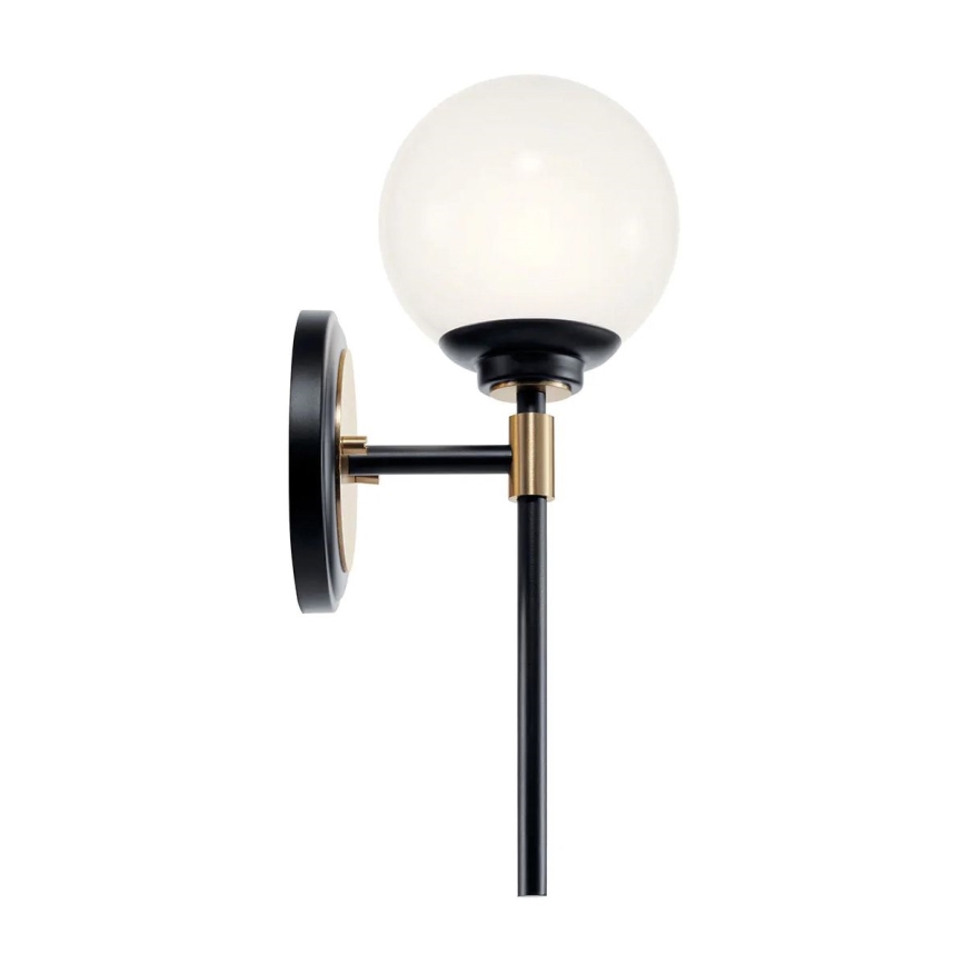 Kichler - LED-kylpyhuoneen seinävalaisin BENNO 2xG9/3W/230V kullanvärinen IP44