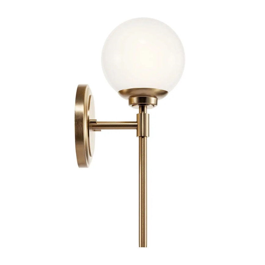 Kichler - LED-seinävalaisin kylpyhuoneeseen BENNO 1xG9/3W/230V IP44 messinki