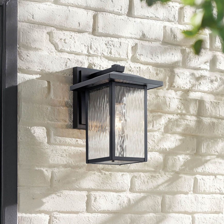 Kichler - Ulkoseinävalaisin CAPPANNA 1xE27/60W/230V IP44 musta