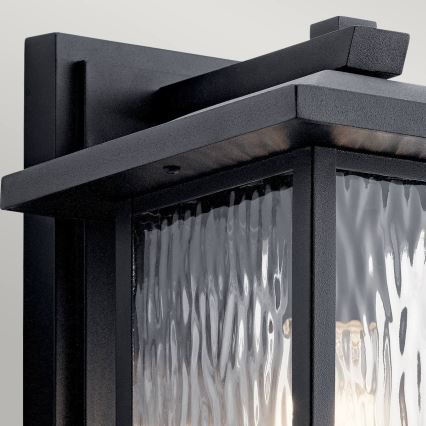 Kichler - Ulkoseinävalaisin CAPPANNA 1xE27/60W/230V IP44 musta
