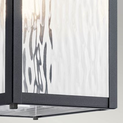 Kichler - Ulkoseinävalaisin CAPPANNA 1xE27/60W/230V IP44 musta