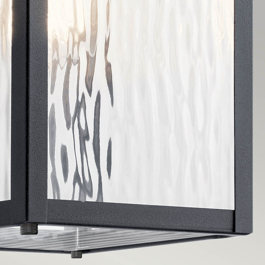 Kichler - Ulkoseinävalaisin CAPPANNA 1xE27/60W/230V IP44 musta