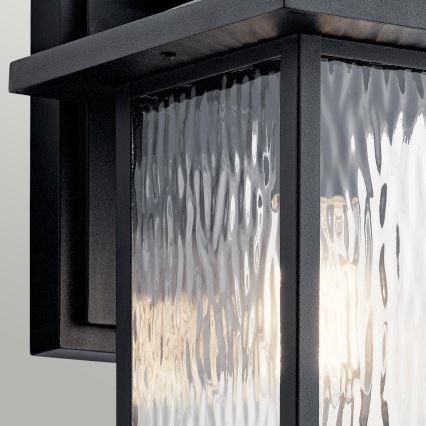 Kichler - Ulkoseinävalaisin CAPPANNA 1xE27/60W/230V IP44 musta