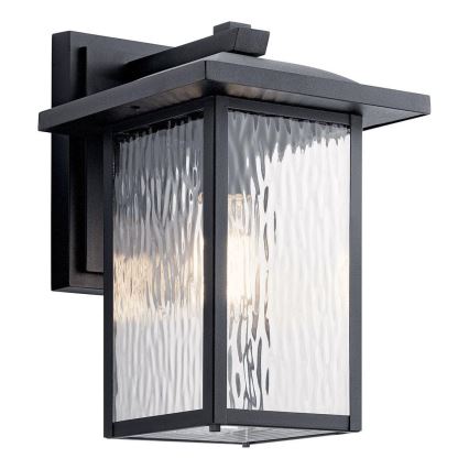 Kichler - Ulkoseinävalaisin CAPPANNA M 1xE27/60W/230V IP44 musta