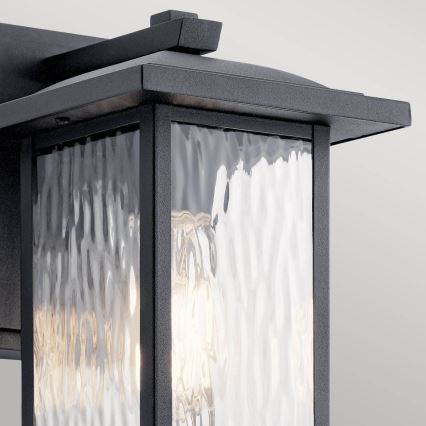 Kichler - Ulkoseinävalaisin CAPPANNA 1xE27/60W/230V IP44 musta