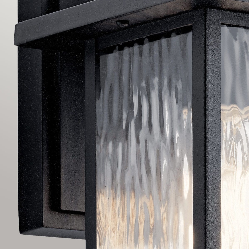 Kichler - Ulkoseinävalaisin CAPPANNA 1xE27/60W/230V IP44 musta