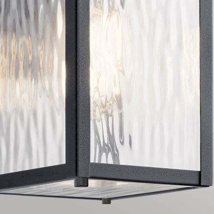 Kichler - Ulkoseinävalaisin CAPPANNA 1xE27/60W/230V IP44 musta