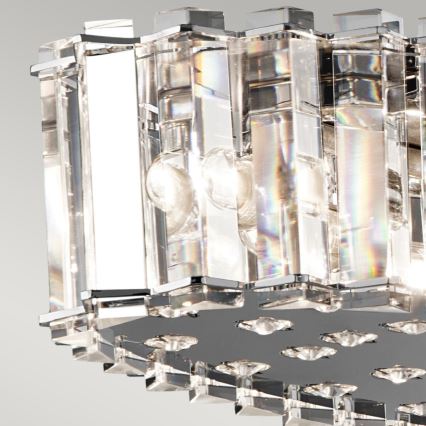 Kichler - LED Kylphuoneen kattokruunu johdossa CRYSTAL SKYE 12xG9/3W/230V IP44