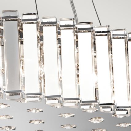 Kichler - LED Kylphuoneen kattokruunu johdossa CRYSTAL SKYE 12xG9/3W/230V IP44
