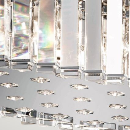 Kichler - LED Kylphuoneen kattokruunu johdossa CRYSTAL SKYE 12xG9/3W/230V IP44