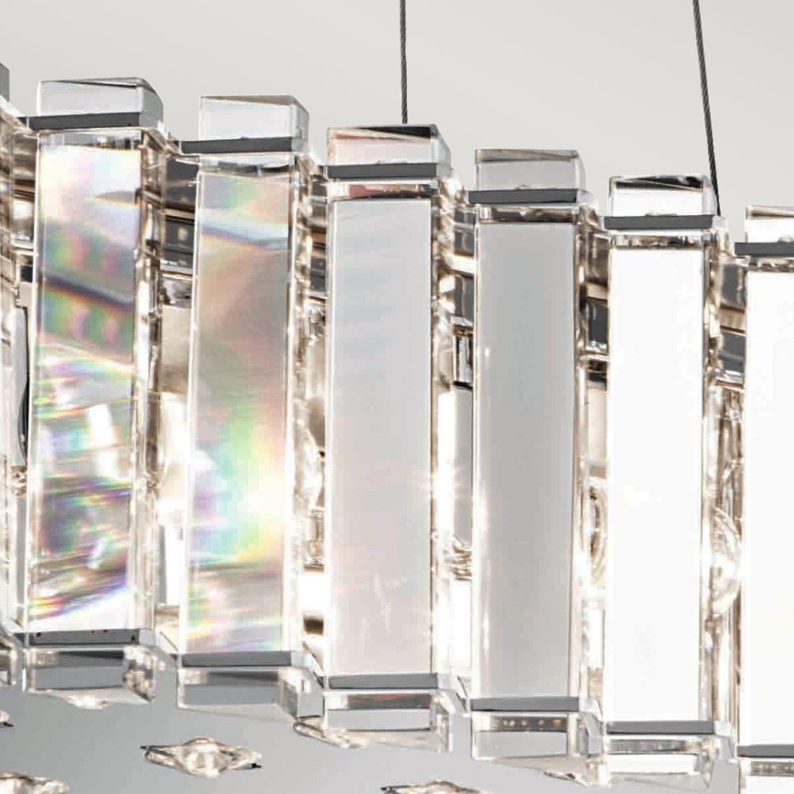 Kichler - LED Kylphuoneen kattokruunu johdossa CRYSTAL SKYE 8xG9/3W/230V IP44