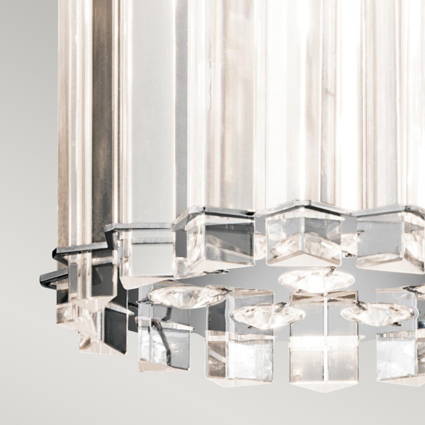 Kichler - LED Kylphuoneen kattokruunu johdossa CRYSTAL SKYE 2xG9/3W/230V IP44