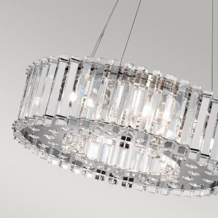 Kichler - LED Kylphuoneen kattokruunu johdossa CRYSTAL SKYE 6xG9/3W/230V IP44