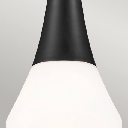 Kichler - Riippuvalaisin varrella DEELA 1xE27/60W/230V halkaisija 17,8 cm musta