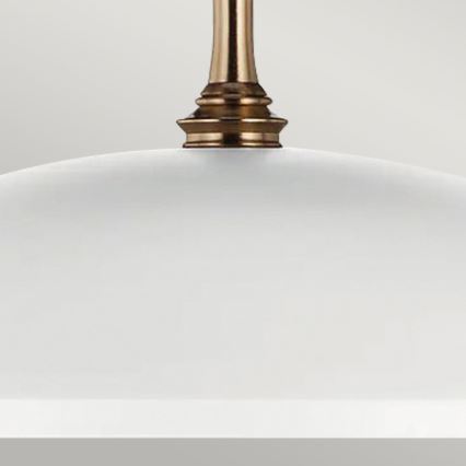 Kichler - Kattokruunu ketjussa DELAROSA 1xE27/60W/230V valkoinen/messinki
