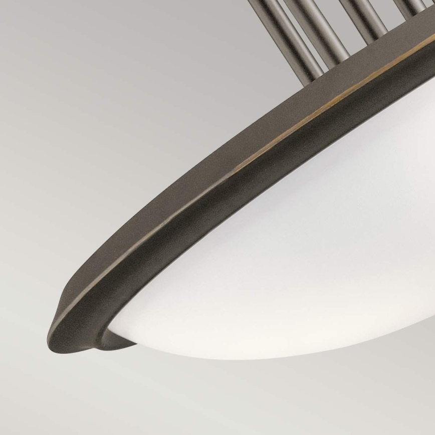 Kichler - Kiinteä kattokruunu DREYFUS 3xE27/60W/230V pronssi