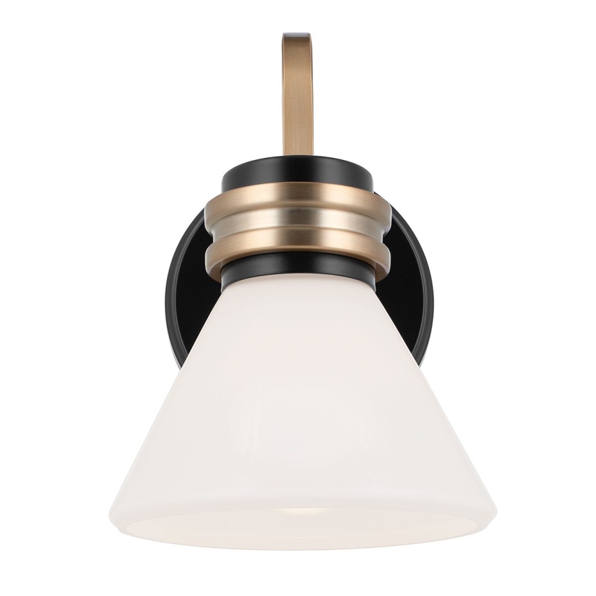 Kichler - LED Seinälamppu kylpyhuoneeseen FARUM 1xG9/3W/230V IP44 musta/messinki